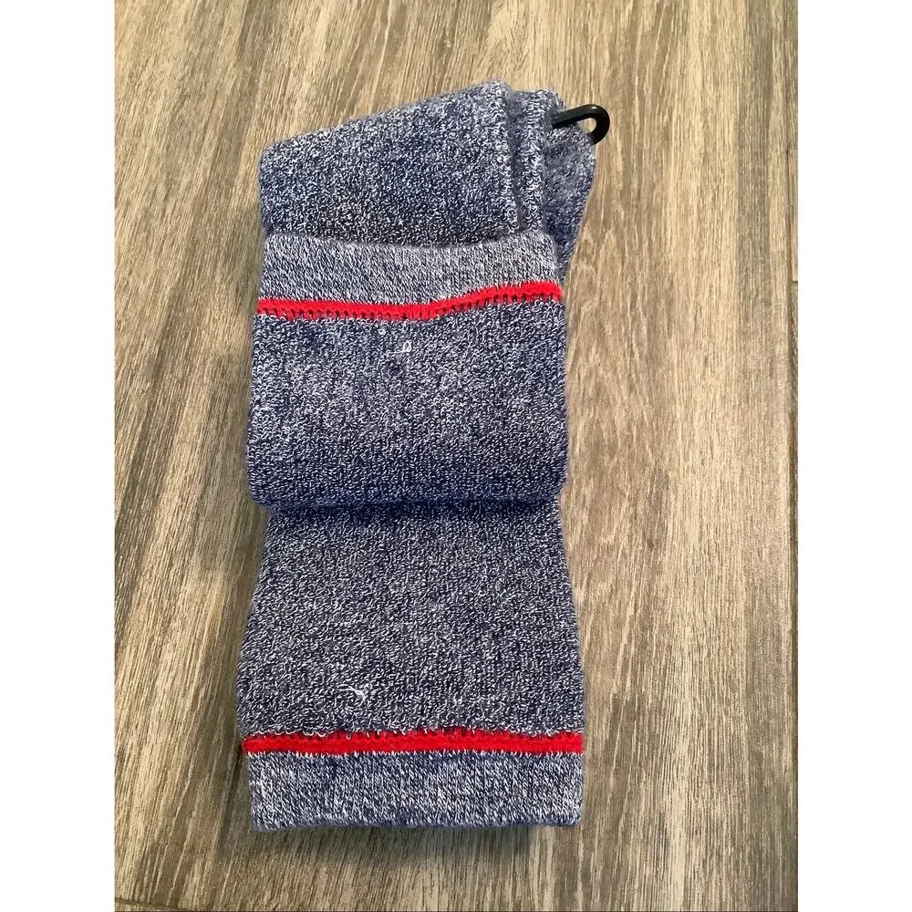 UGG Mens One Size Marled Navy Kyro Cozy Knit Crew Socks Lounge Minimalist B23-11